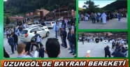 UZUNGÖL'DE BAYRAM YOĞUNLUĞU