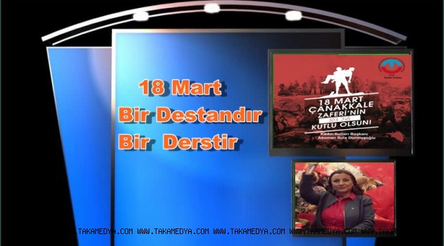 TDF'den 18 Mart Çanakkale Mesajı