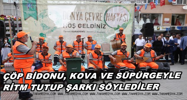 TEMİZLİK İŞLERİ KOROSU'NDAN CADDE KONSERİ