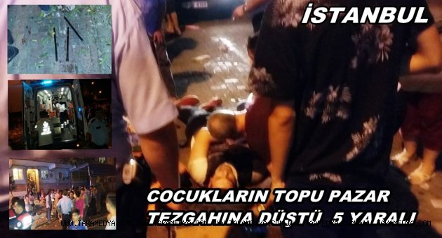 TOP YÜZÜNDEN CIKAN KAVGADA 5 KİŞİ YARALANDII