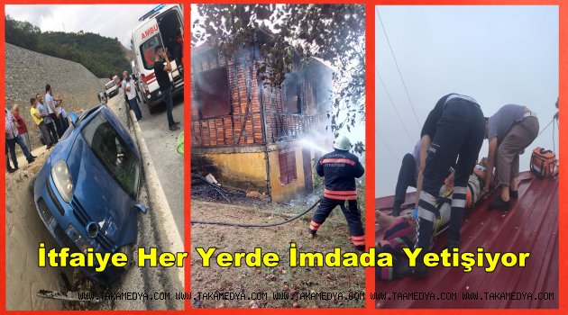 Trabzon İtfaiyesi Hız Kesmiyor...