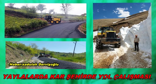 TRABZON'DA BAHAR ÇALIŞMALARI