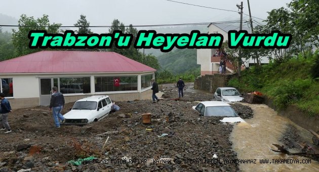 TRABZON'DA ETKİLİ YAĞIŞ 1 CAN ALDI