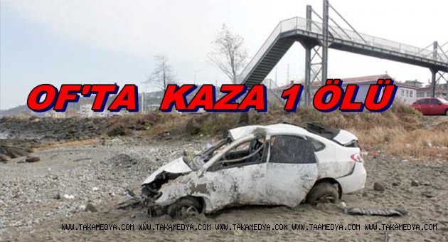 Trabzon'da İki Kaza 1 Ölü