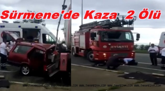 Trabzon'da Kaza 2 Ölü