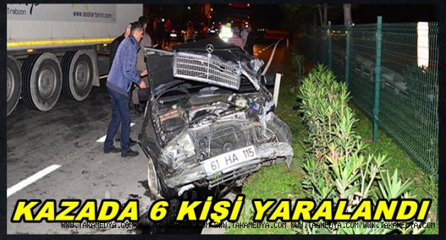 TRABZON'DA KAZA 6 YARALI