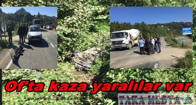 TRABZON'DA KAZA YARALILAR VAR