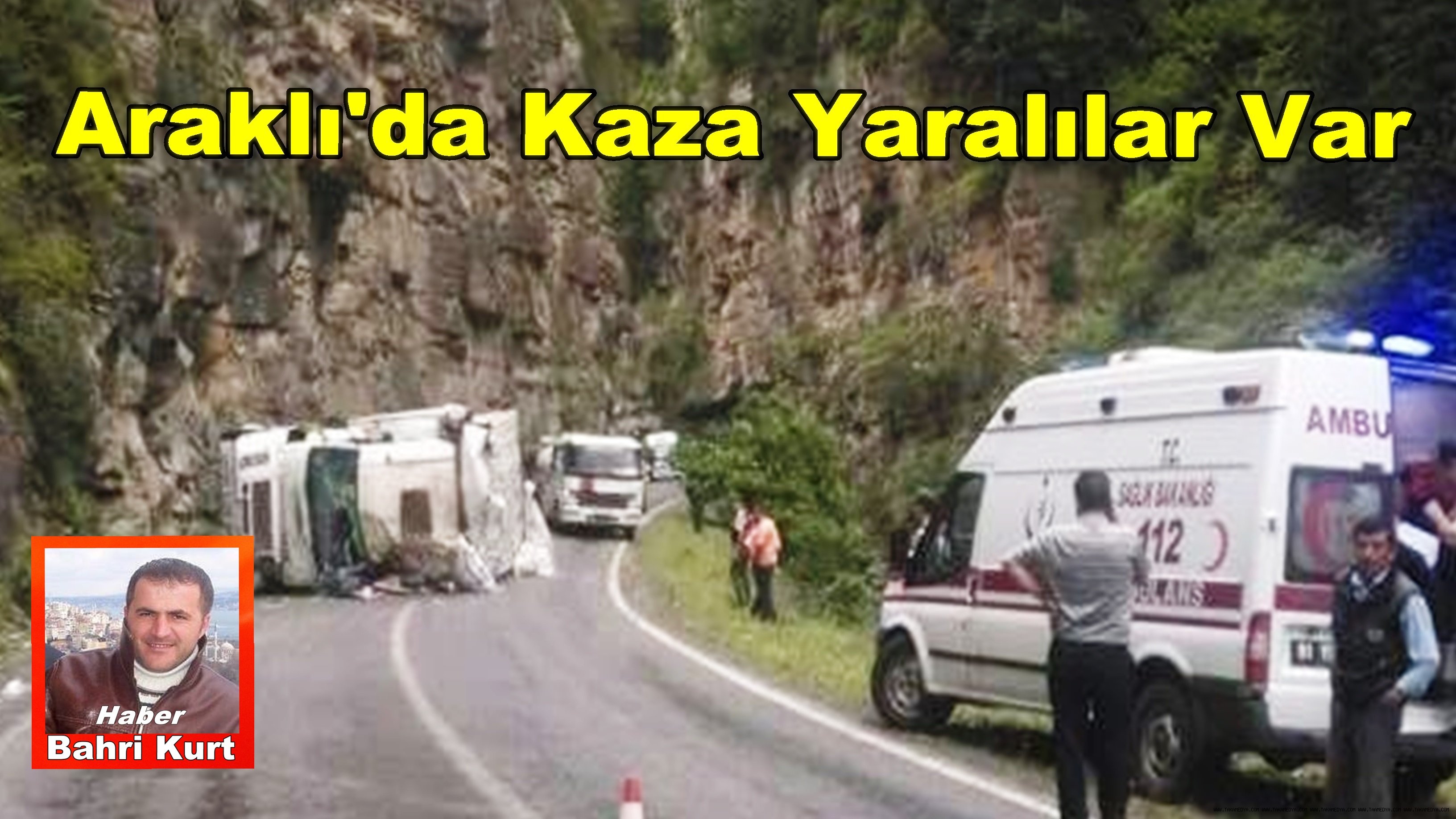 Trabzon'da kaza yaralılar var