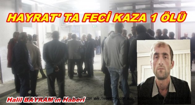 TRABZON'DA KÜTÜĞÜN ALTINDA KALAN KİŞİ HAYATINI KAYBETTİ