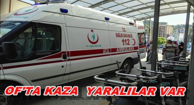 Trabzonda Trafik Kazası Yaralılar Var
