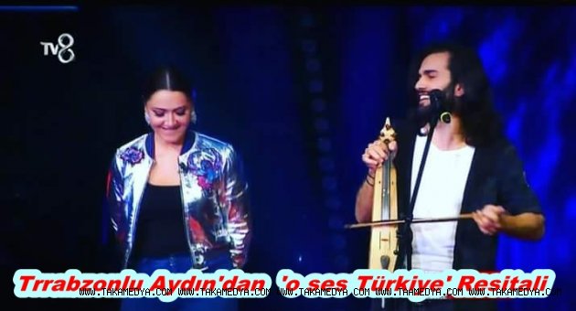 TRABZONLU AYDIN SARMUSAK 'O SES TÜRKİYE'Yİ SALLADI