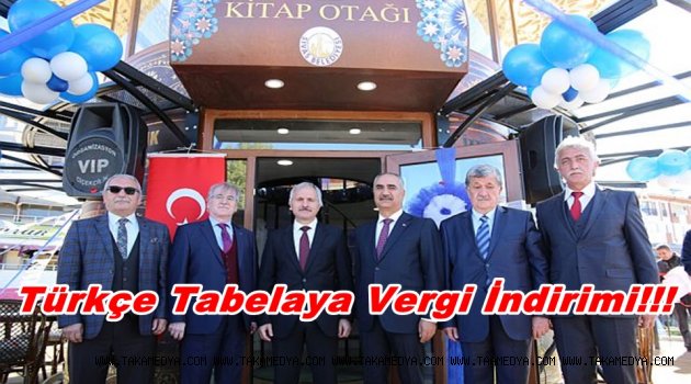 Türkçe Tabelaya Vergi İndirimi! Kitap Cafe Kitap Otağı Oldu!