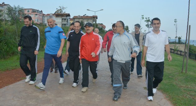 ÜNYE’DE SABAH SPORU…