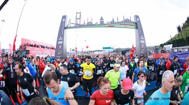VODAFONE 39. İSTANBUL MARATONU YÜZ BİNLERİN KATILIMIYLA GERÇEKLEŞTİ