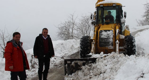 YOMRA'DA KAR MESAİSİ