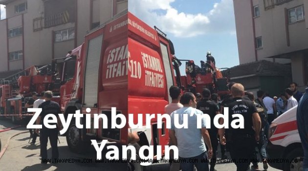 ZEYTİNBURNU'NDA YANGIN 1 ÖLÜ 7 YARALI
