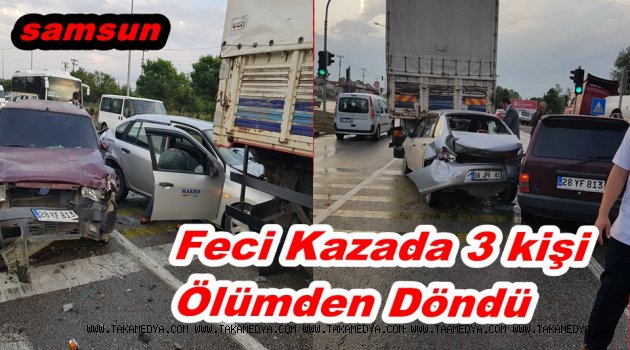 Zincirleme Kaza 2 yaralı